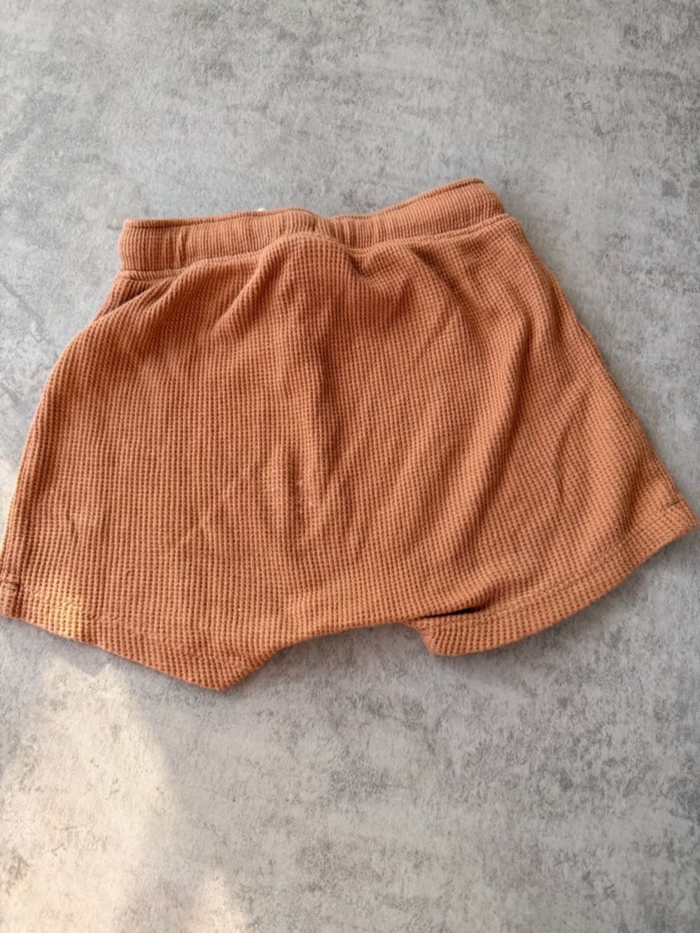 Waffle Knit Drawstring Shorts - Picture 3 of 3